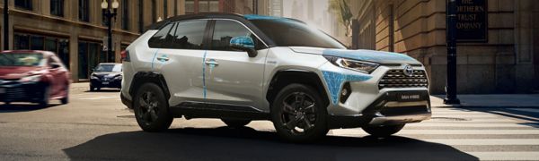 RAV4 Hybrid Boya koruma filmi uygulanan yerlerin gösterimi