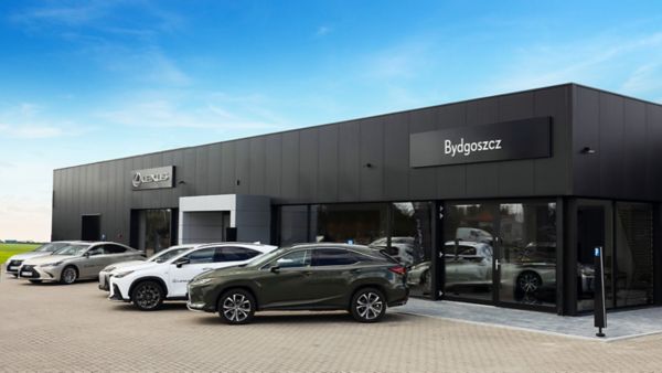 Salon Lexus Bydgoszcz z zewnątrz
