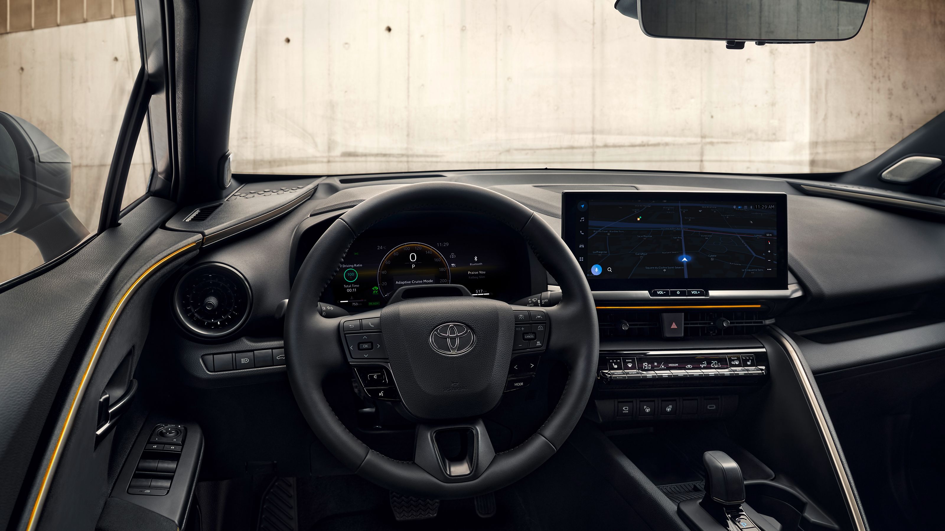 Spacious Toyota C-HR cockpit