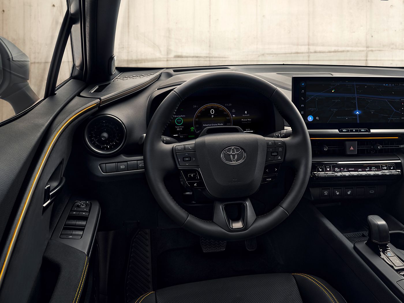 Spacious Toyota C-HR cockpit