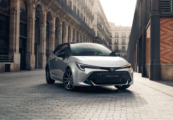 Corolla hatchback in het centrum