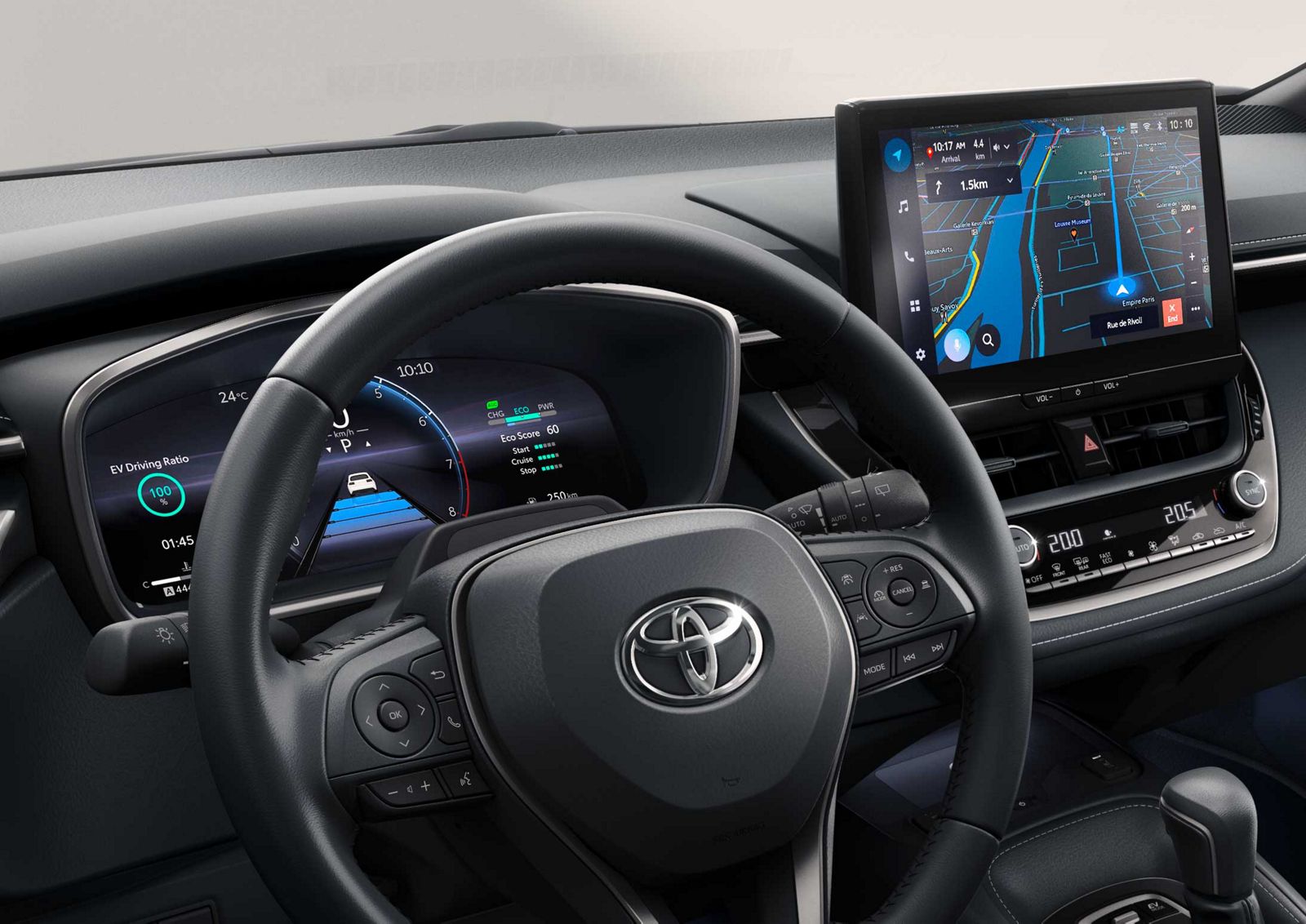 Používání Apple CarPlay na obrazovce multimédií v Toyotě Corolla 