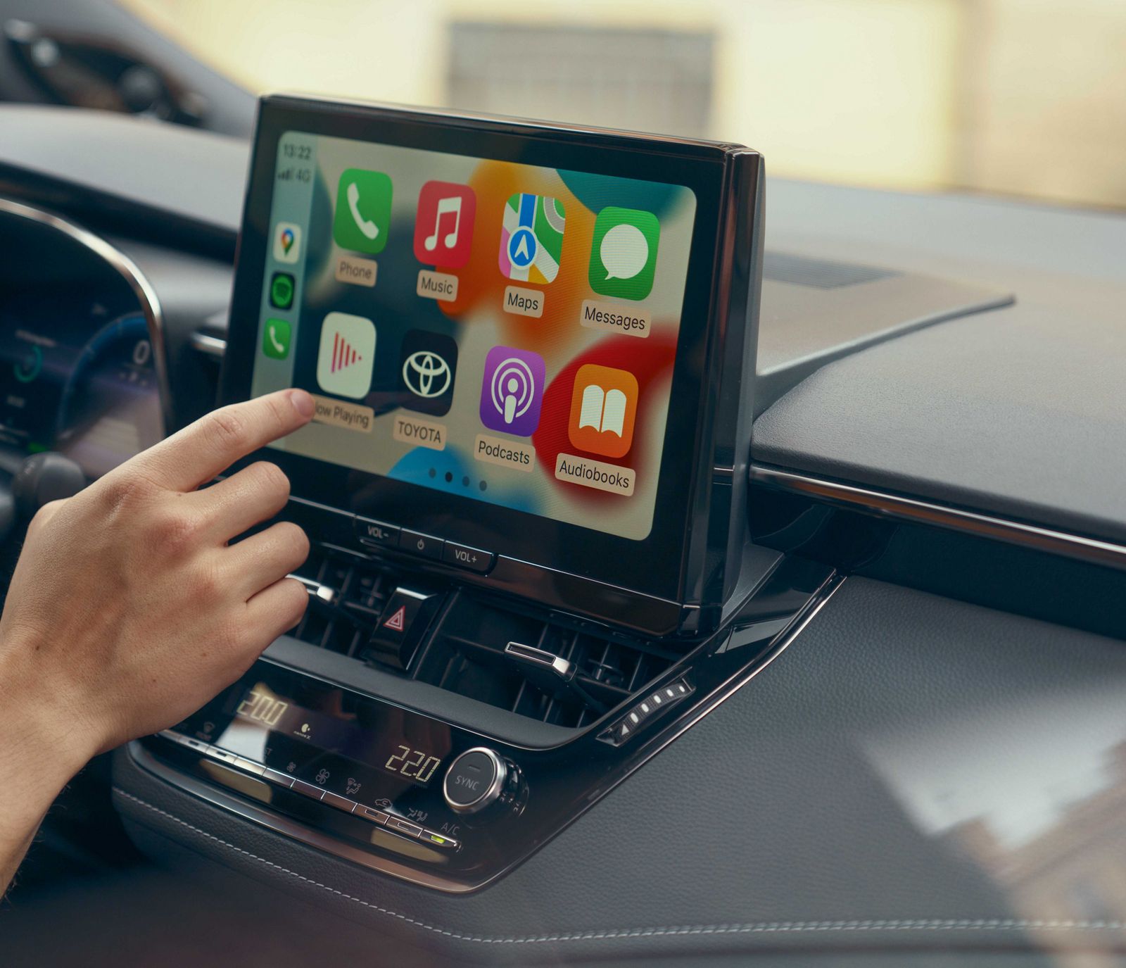 Το Apple CarPlay στην multimedia οθόνη αφής του Corolla TS