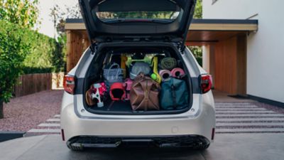 Boot storage of Toyota Corolla