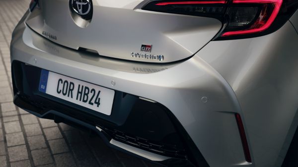 back of Toyota Corolla Hatchback