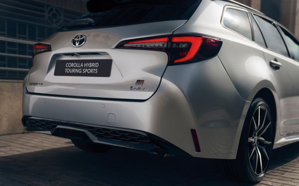 The stylish rear lights of the Toyota Corolla Touring Sports