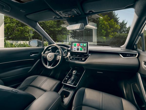 η multimedia οθόνη του Toyota Corolla Cross 
