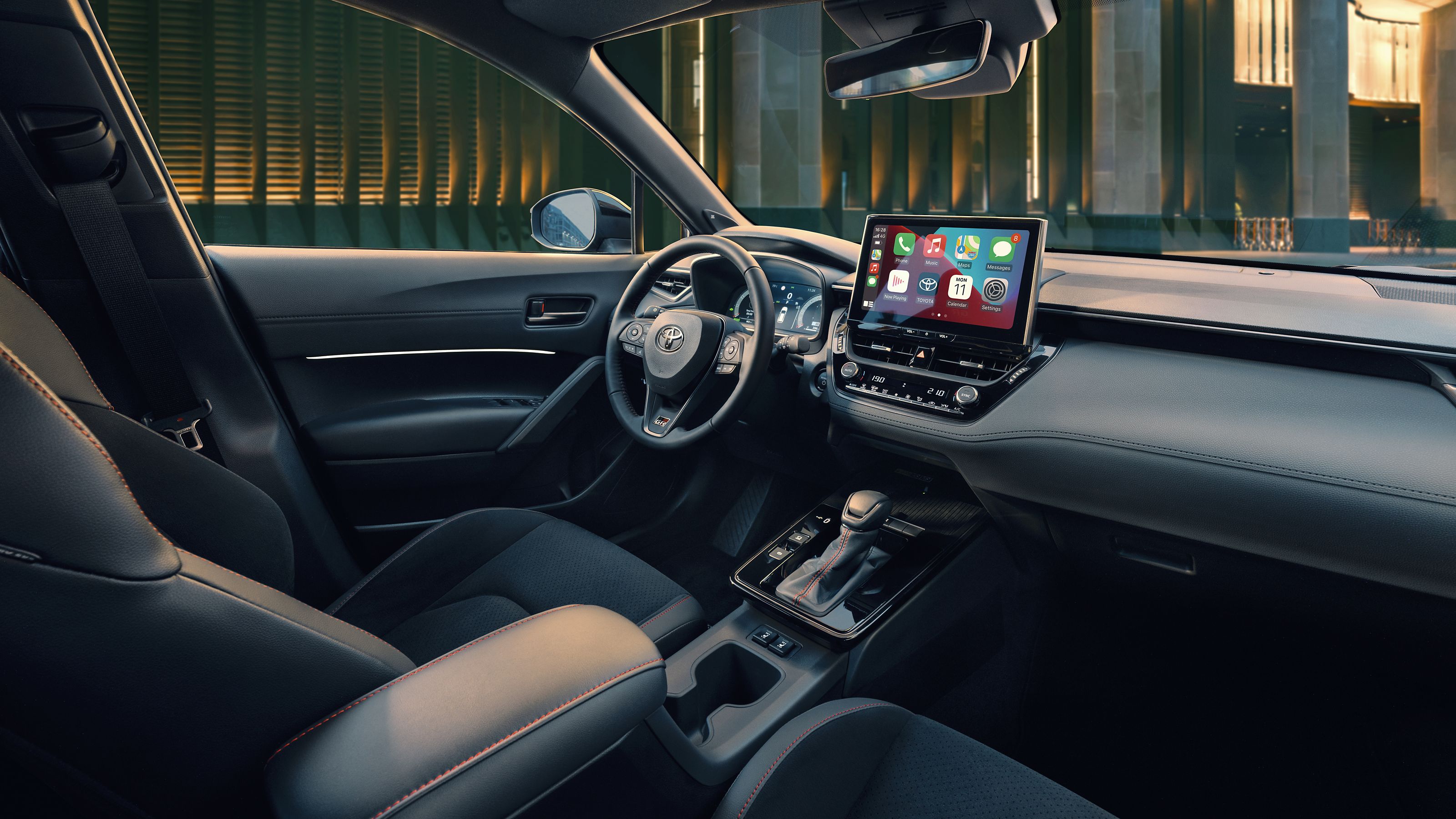 Toyota Corolla Cross vue intérieure avant