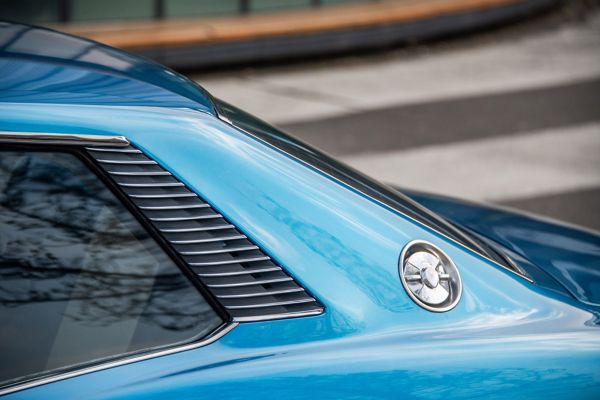 Celica, close, up, zijaanzicht, exterieur