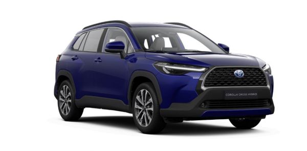 Син кобалт Corolla Cross 