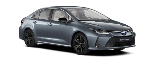 Черен  Corolla 1.8 HSD Executive MY24 страничен изглед