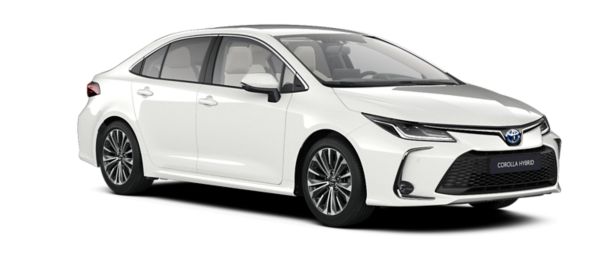 Черен  Corolla 1.8 HSD Executive MY24 страничен изглед