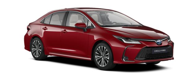Черен  Corolla 1.8 HSD Executive MY24 страничен изглед