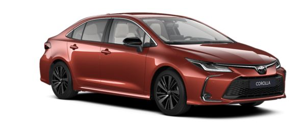 Черен  Corolla 1.8 HSD Executive MY24 страничен изглед