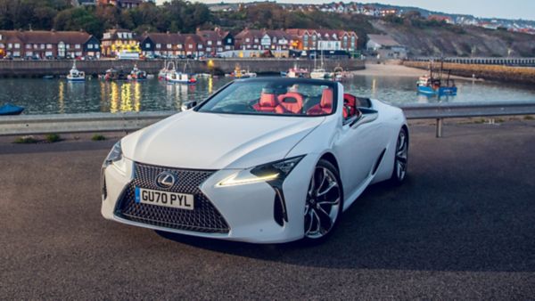 Lexus LC 500 Convertible parked