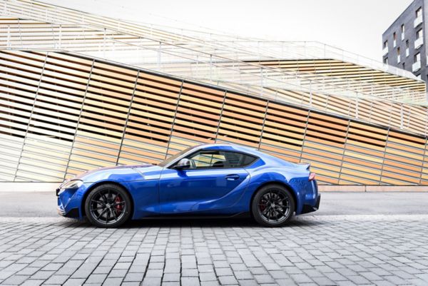 Toyota GR Supra koeajo Johanna Lätti