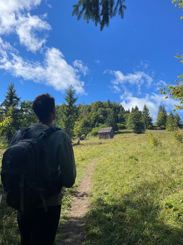 Duurzaam reizen, met Bart, en Annelouc, wandeling, Bary