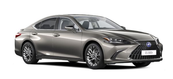 Profil boczny samochodu Lexus ES
