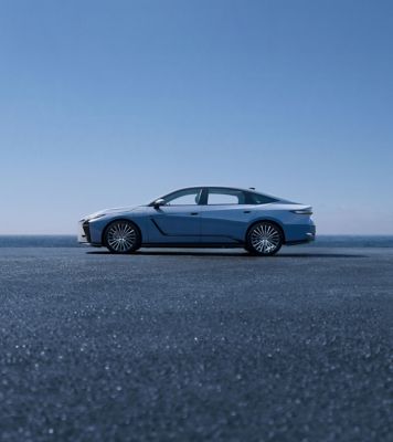 A mobile phone demonstrating the Lexus app.