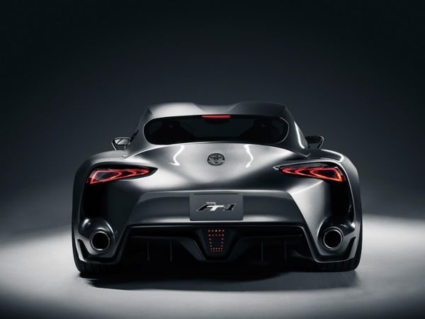 Toyota FT-1 car back angle