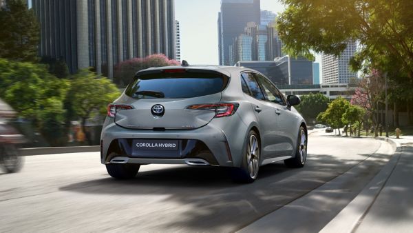 Toyota Corolla Hatchback parked in road