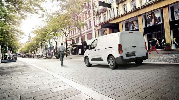 Toyota Proace City driving on road