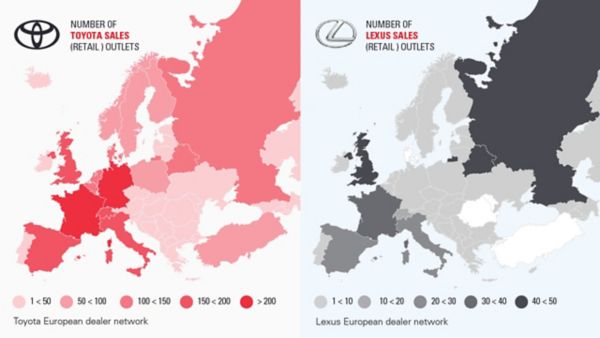 Detailnetværk i Europa