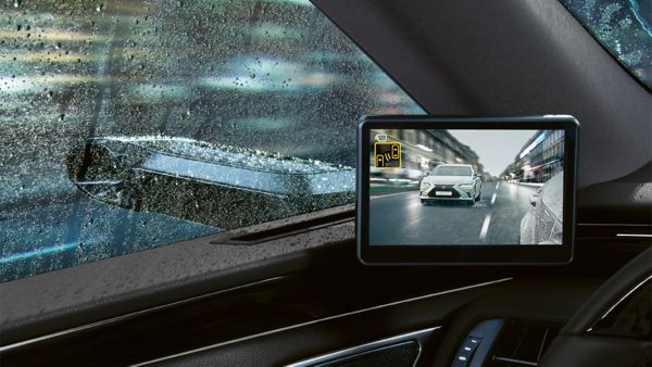 Digitale buitenspiegels voor de Lexus ES