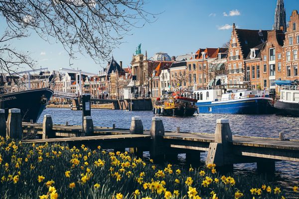 Haarlem, binnenstad, gracht