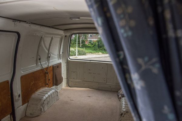 Hiace, interieur, achterbak, opbergruimte