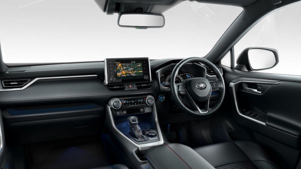 Toyota RAV4 Plugin front interior with multimedia