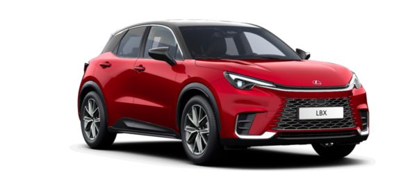 Profil boczny Lexusa LBX