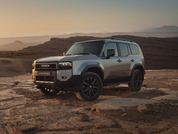 Park halinde duran Land Cruiser Prado