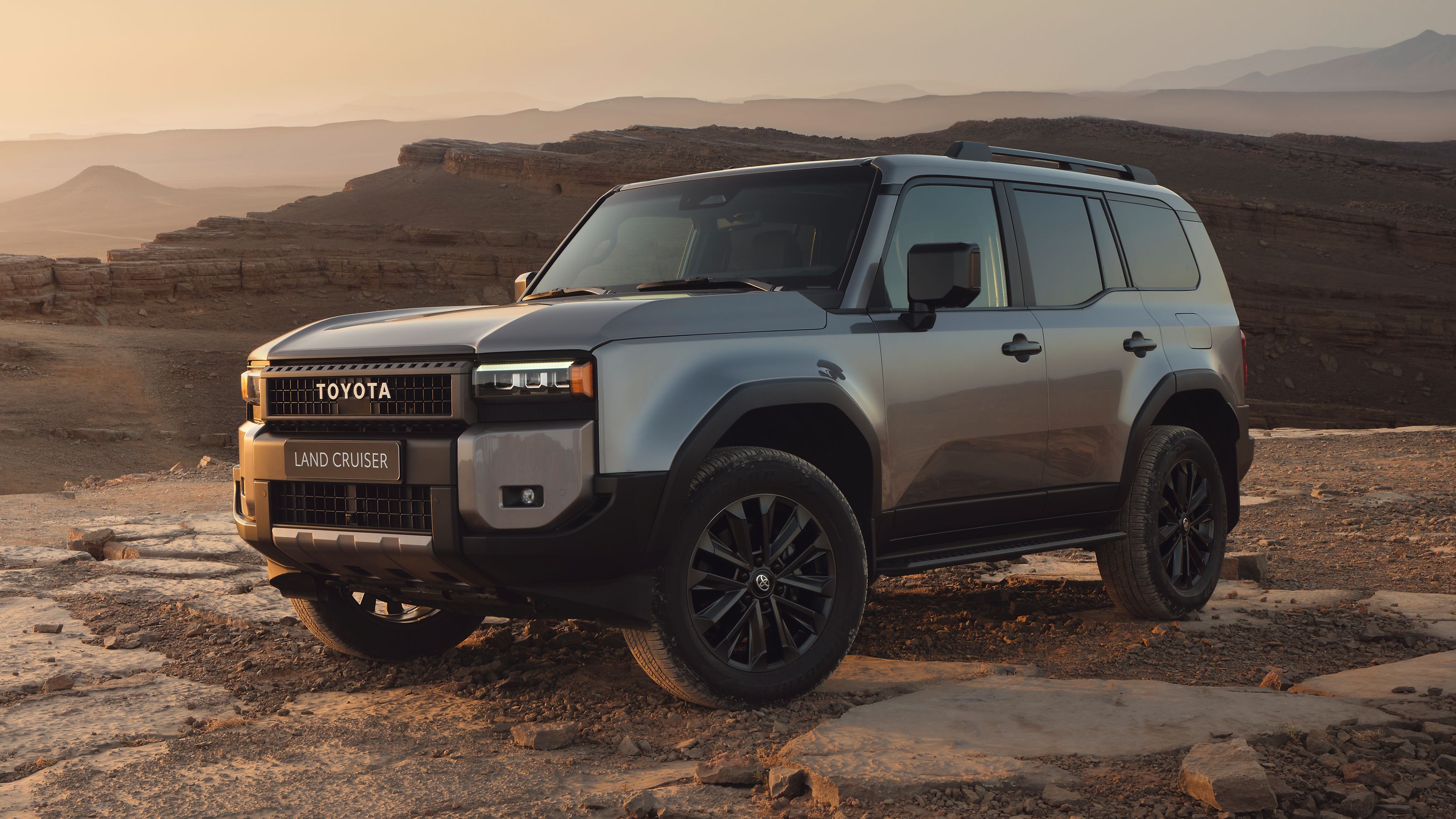 A Land Cruiser in the desert