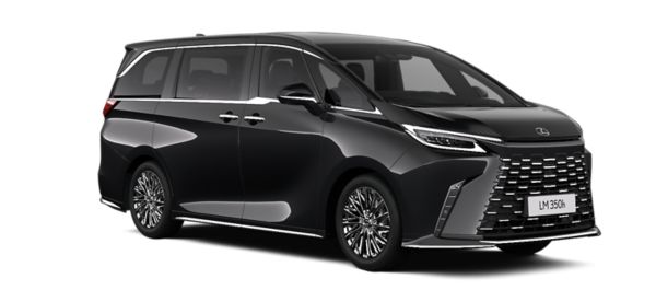Profil boczny samochodu Lexus LM