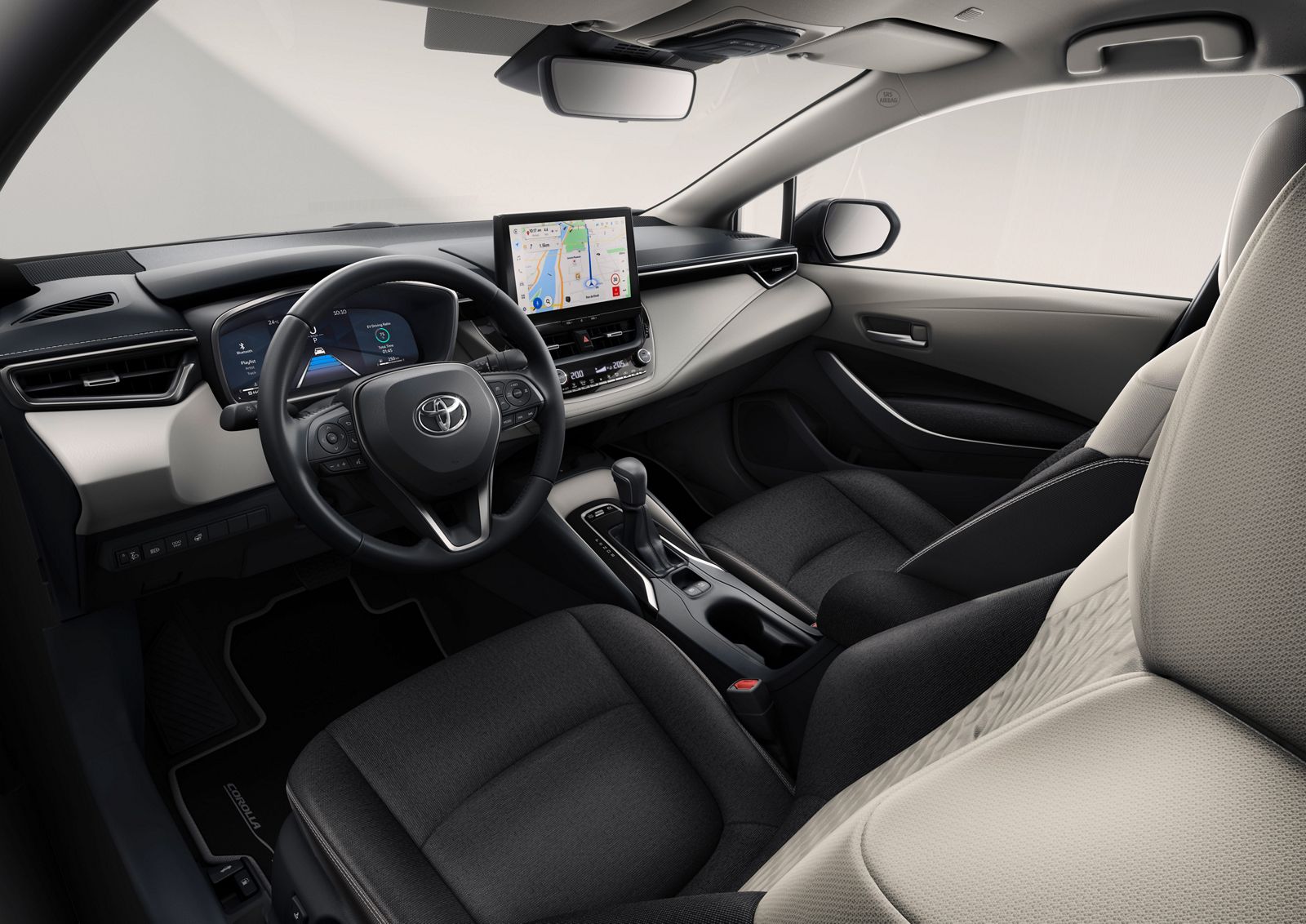 An owner walking towards their Toyota Corolla Sedan