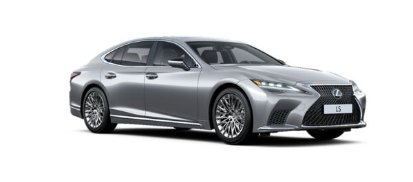 A side profile of a Lexus LS