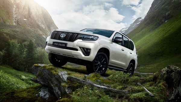 Toyota RAV4 driving on city road