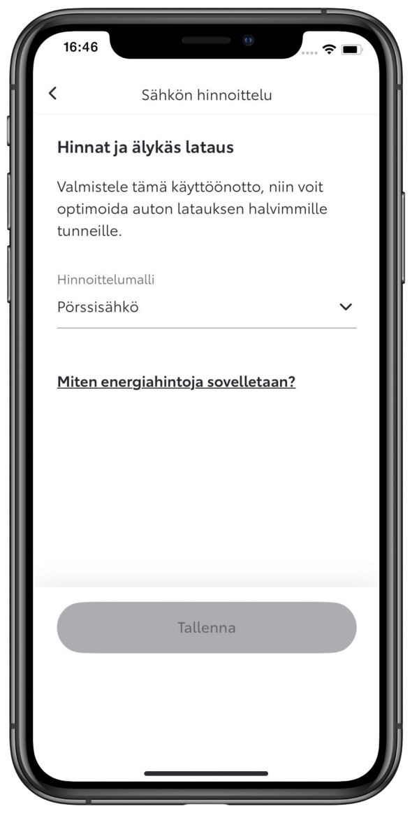 Latauksen ajoittaminen sähkön halvimmille tunneille