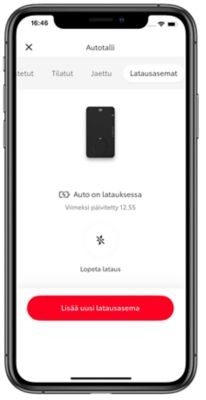 Latauksen tila