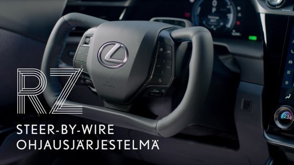 Lexus RZ Steer-by-wire-ohjausjarjestelma cover