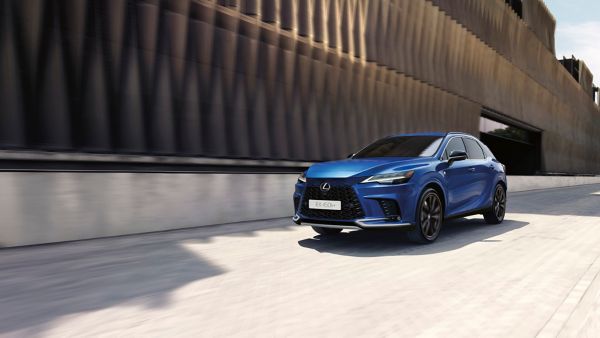 Lexus 35th Editions, RX 450+, exterieur, dynamisch, linker zijaanzicht