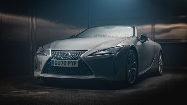 Lexus LC Convertible, exterieur, voorkant, diepvriestest