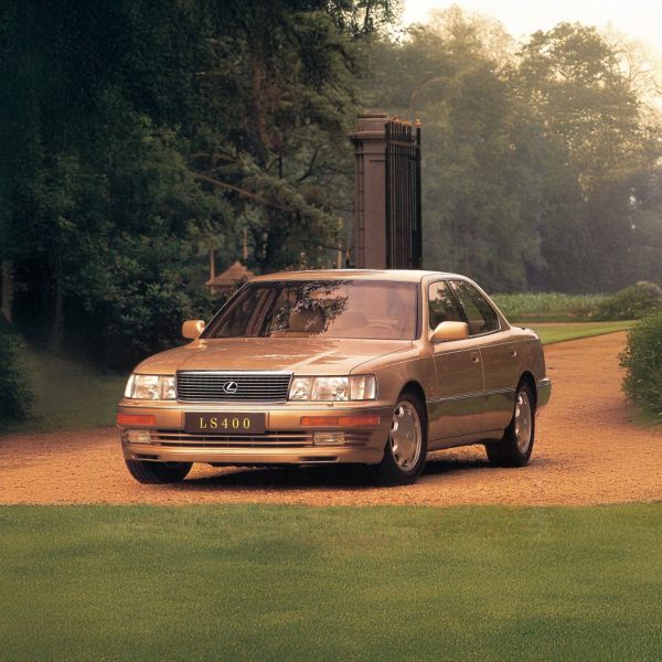 Lexus, ls400, exterieur, schuinvoor