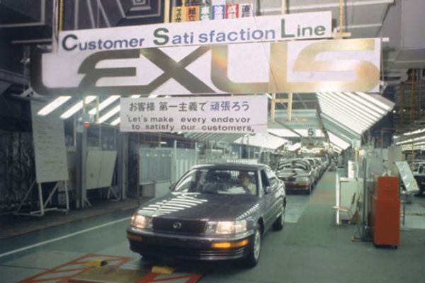 Lexus, ls400, productie, fabriek, eerste, auto