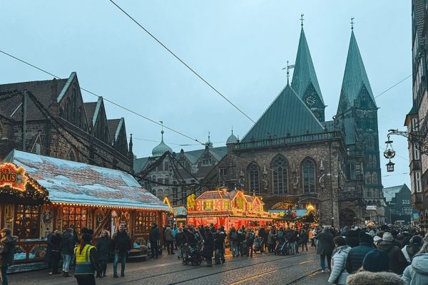 Lexus, plein, kerstmarkt, Bremen, kraampjes