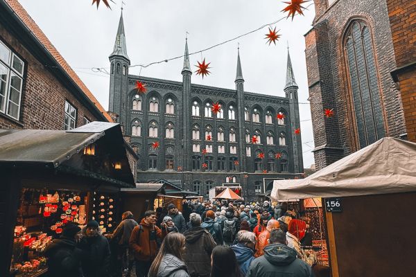 Lexus, plein, kerstmarkt, Lubeck