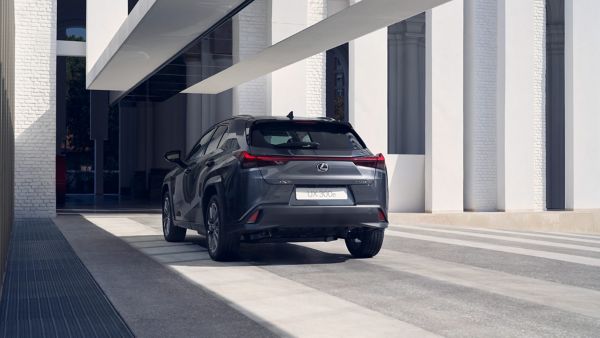 Rear shot of Lexus UX 300e