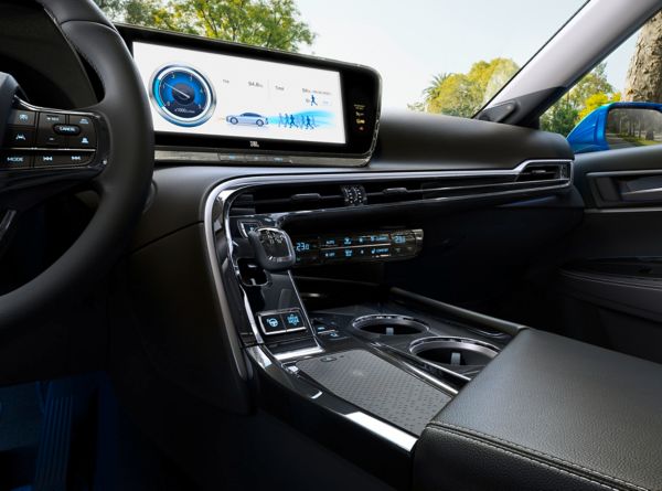 Interior view of the cockpit