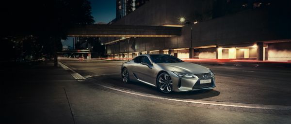 The exterior of a Lexus LC.